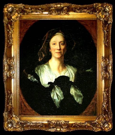 framed  Hyacinthe Rigaud marie serre, ta009-2